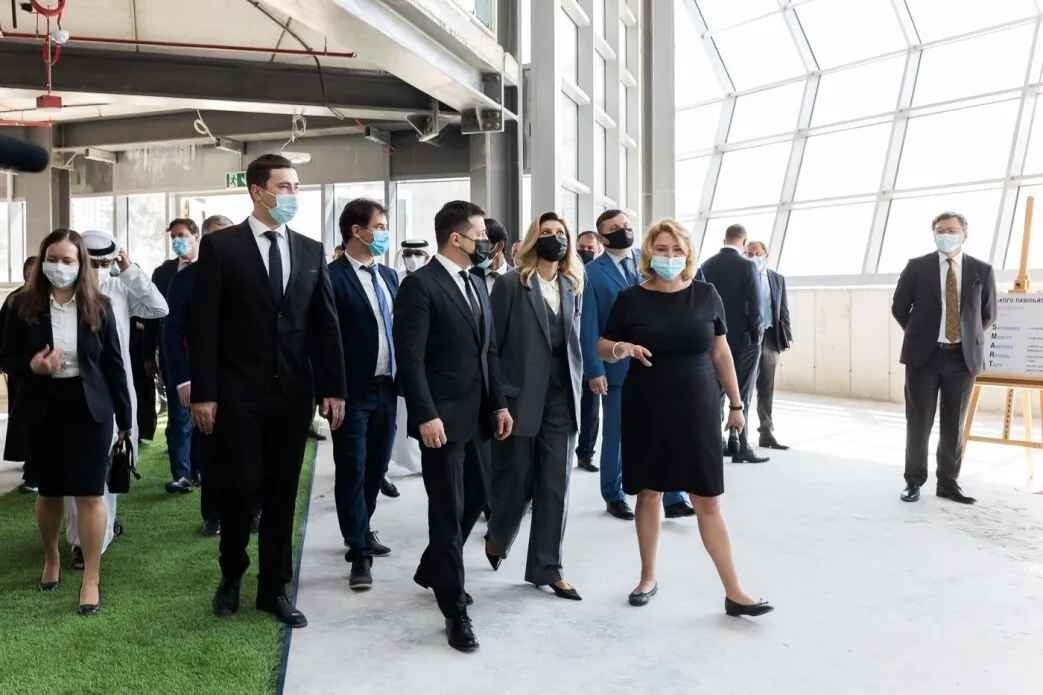 Зеленский с супругой побывали на Всемирной выставке "Экспо" в Дубае