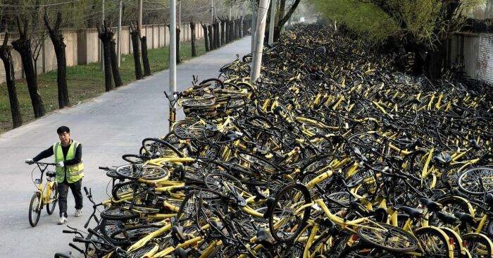 Вот почему в Китае массово отказываются от велосипедов