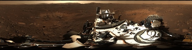 панорамный снимок Марса