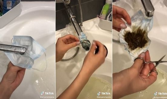 "Зачем я это сделала!?" Девушка с помощью маски узнала качество воды в кране