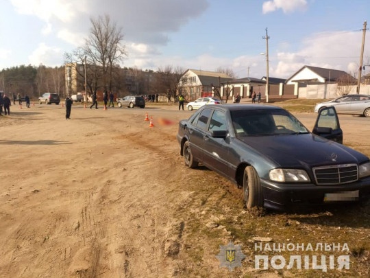 Под Харьковом девочка погибла под колесами автомобиля