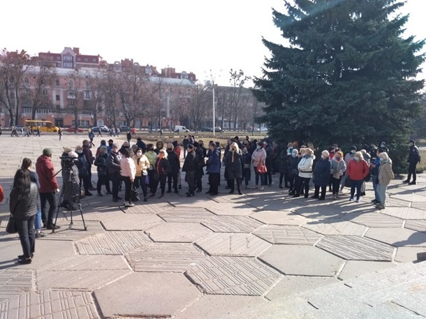 В Полтаве предприниматели вышли на протест против усиления карантина