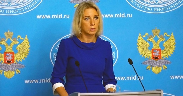 Захарова обвинила Украину в стягивании техники на Донбасс
