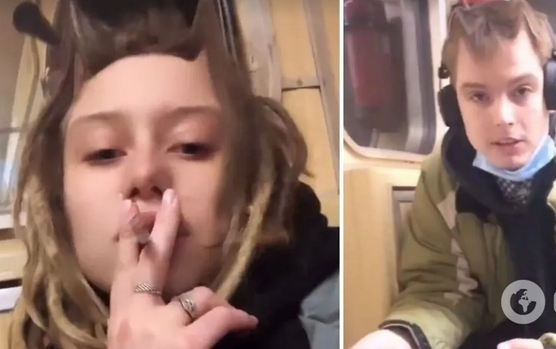 "Не думала, что люди возмутятся": полиция поймала "деток", куривших в вагоне метро