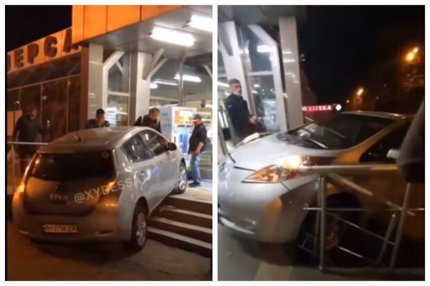 В Одессе пьяный водитель "въехал" на авто в супермаркет
