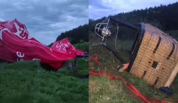 Кричали и падали на надгробия: подробности трагедии с воздушным шаром на Хмельнитчине