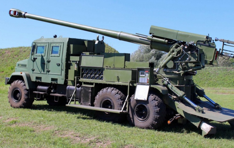 В Украине стартовали первые испытания САУ "Богдана", выполненной в калибре НАТО