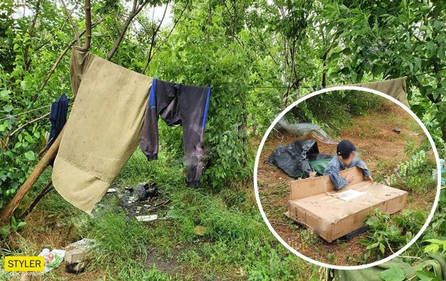 Жил под открытым небом: в Мелитополе нашли ребенка-Маугли