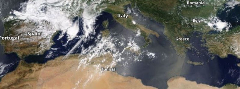 Пыль из Сахары накрыла Европу