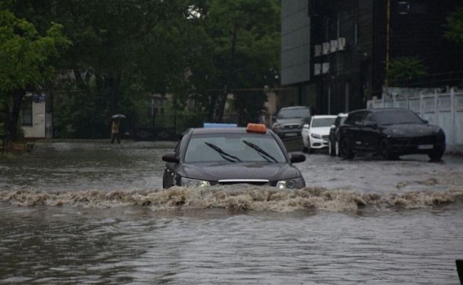 Одессу затопило после сильного ливня