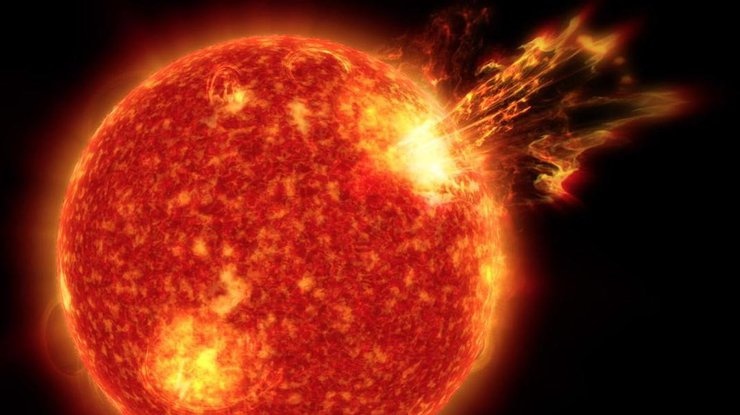 Сильная вспышка радиации на Солнце ударила по Земле