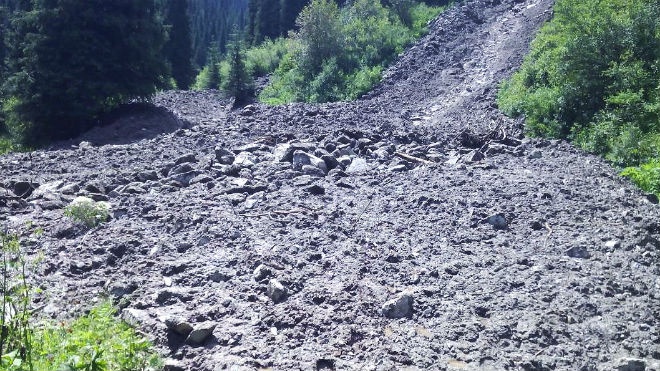 В горных районах Украины сошли сели: потоки заблокировали трассу