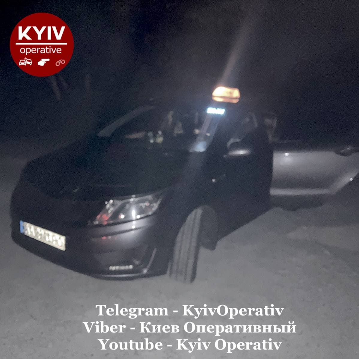 Под Киевом задержали мужчину, который напал на таксиста