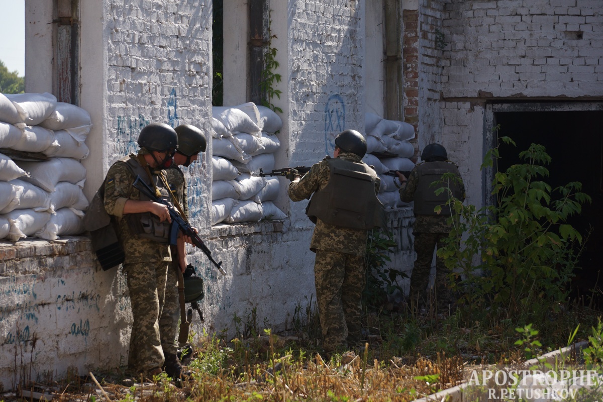 В Киеве проходят военные учения военнообязанных и резервистов