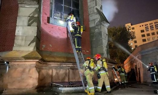 Пожар в столетнем костеле Святого Николая уничтожил уникальный орган