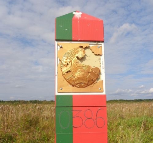 белорусский пограничный знак