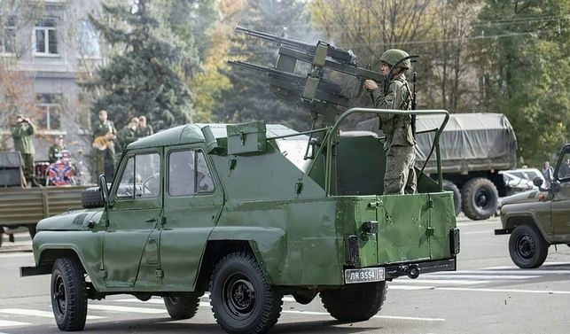 Боевики на Донбассе получили УАЗ-3151 для борьбы с украинскими беспилотниками
