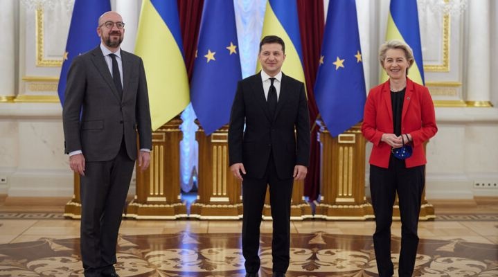 Зеленский открыл саммит Украина-ЕС в Киеве