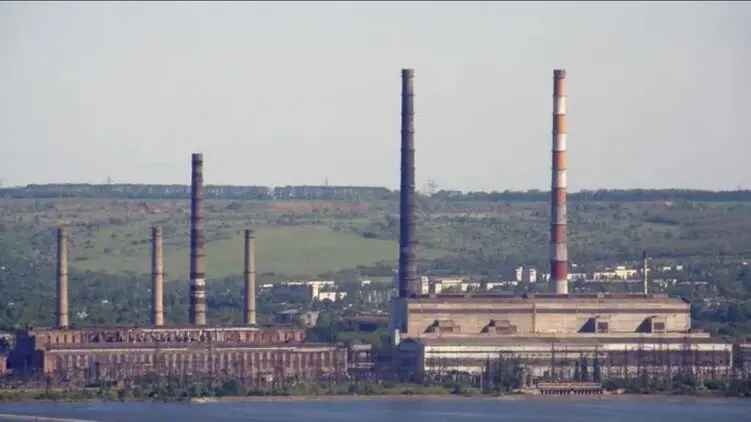 Славянская ТЭС прекратила вырабатывать электричество из-за отсутствия угля