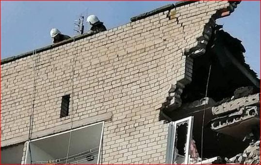В Новой Одессе взрывом разрушены 2 этажа пятиэтажки