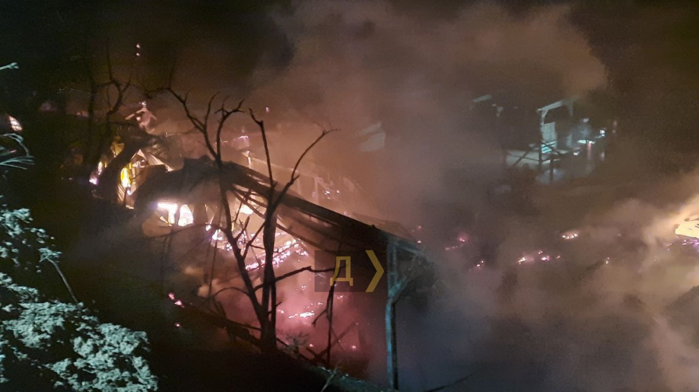 В Одессе пожар полностью уничтожил популярный ночной клуб