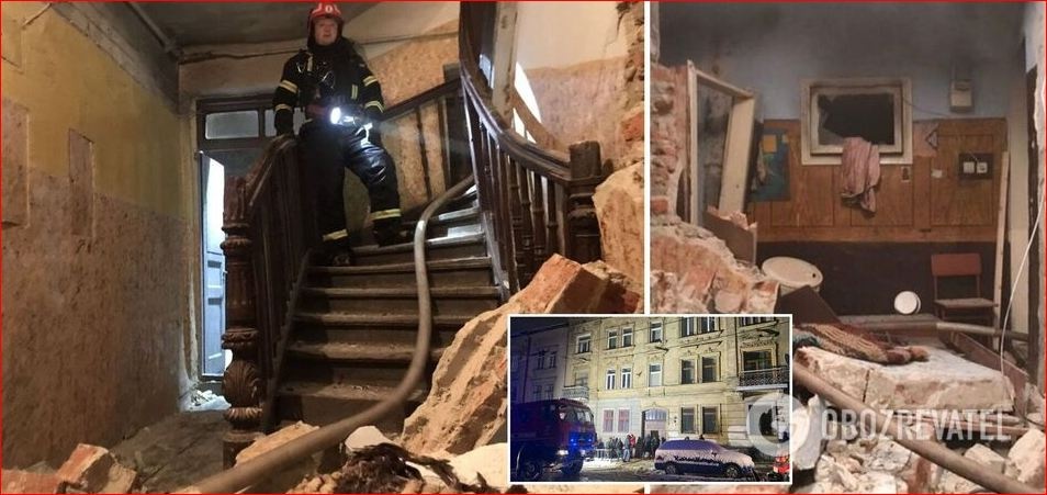 Разворотило полуметровые стены: во Львове прогремел взрыв в жилом доме