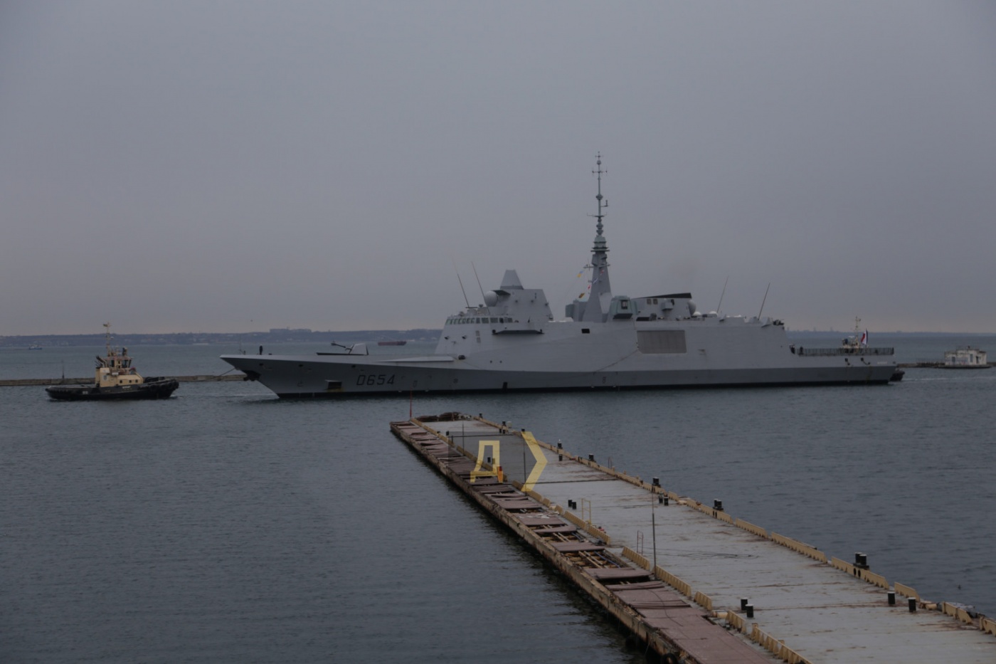 В Одессу прибыл новейший фрегат НАТО