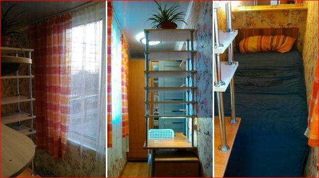 Странную комнату-балкон сдают  в Киеве за 4000 гривен в месяц