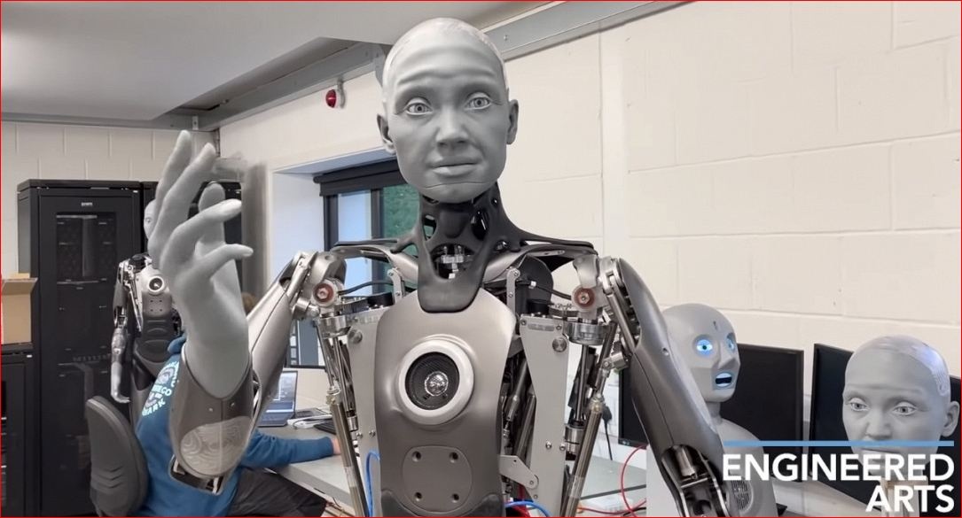 Создан робот с человеческой мимикой и жестами