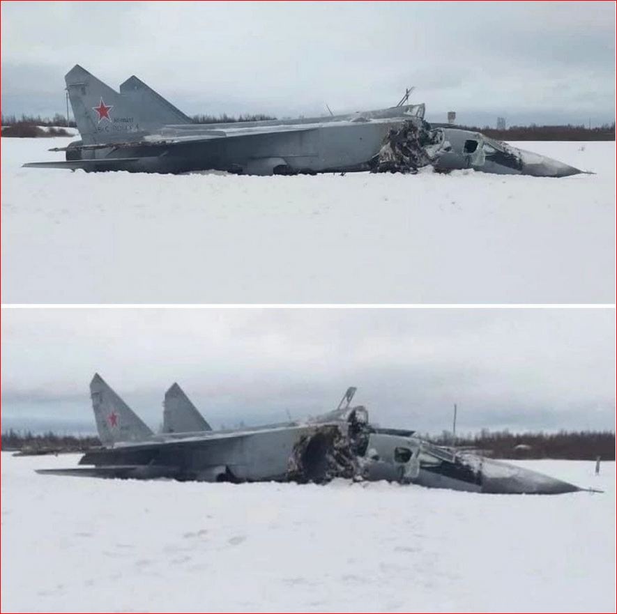 В России во время взлета развалился МиГ-31