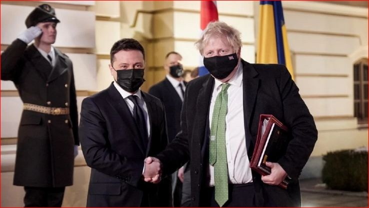 Встреча Зеленского и Джонсона: брифинг по итогам переговоров в Киеве