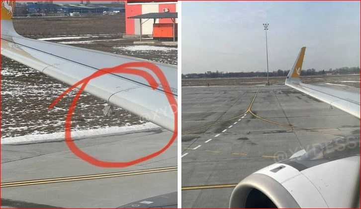 Могли все погибнуть: в Одессе пассажир заметил лишнюю деталь под крылом самолета