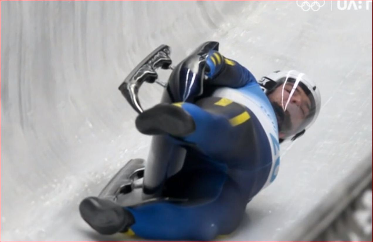 Украинские спортсмены на Олимпиаде выпали из саней на скорости 130 км/ч