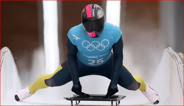 На скорости 127 км/час и головой вниз: на Олимпиаде выступил украинский скелетонист