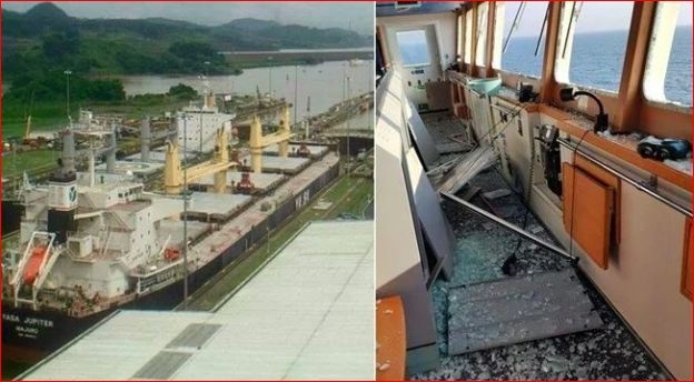 Бомба пробила турецкий корабль недалеко от Одессы