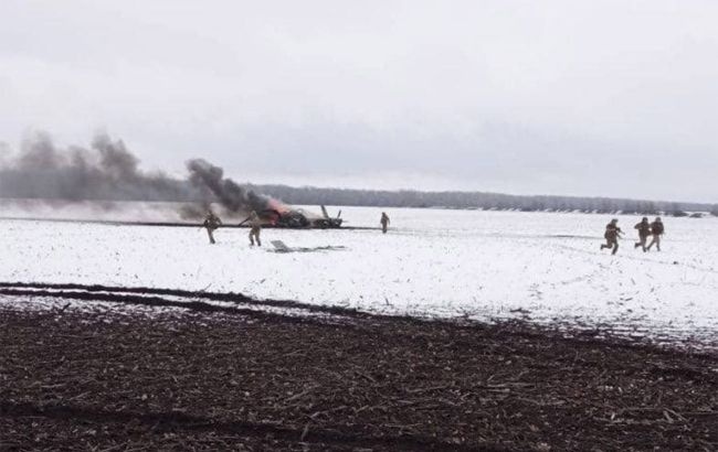 Под Волновахой ВСУ сбили вражеский вертолет