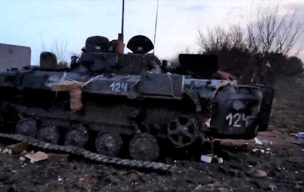 ВСУ уничтожили колонну бронетехники под Харьковом