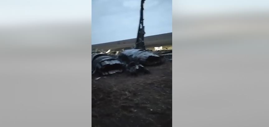 Еще один самолет оккупантов навсегда "приземлился" на украинской земле: видео