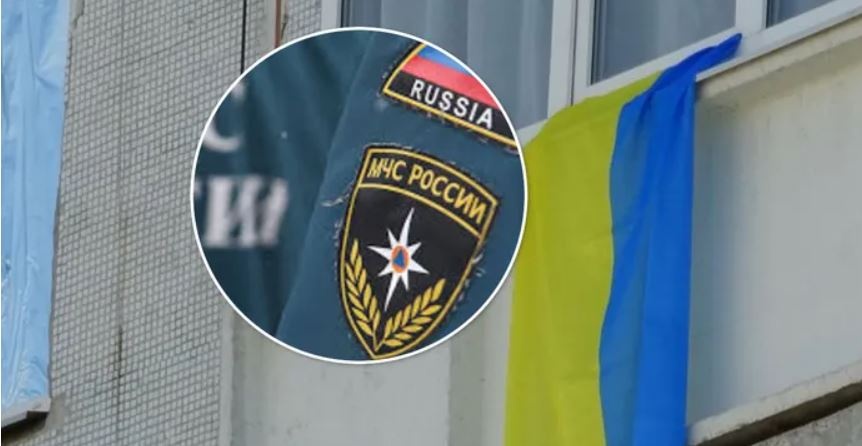Пенсионерка в РФ вывесила на балконе флаг Украины: боролись с "предательством" альпинистов