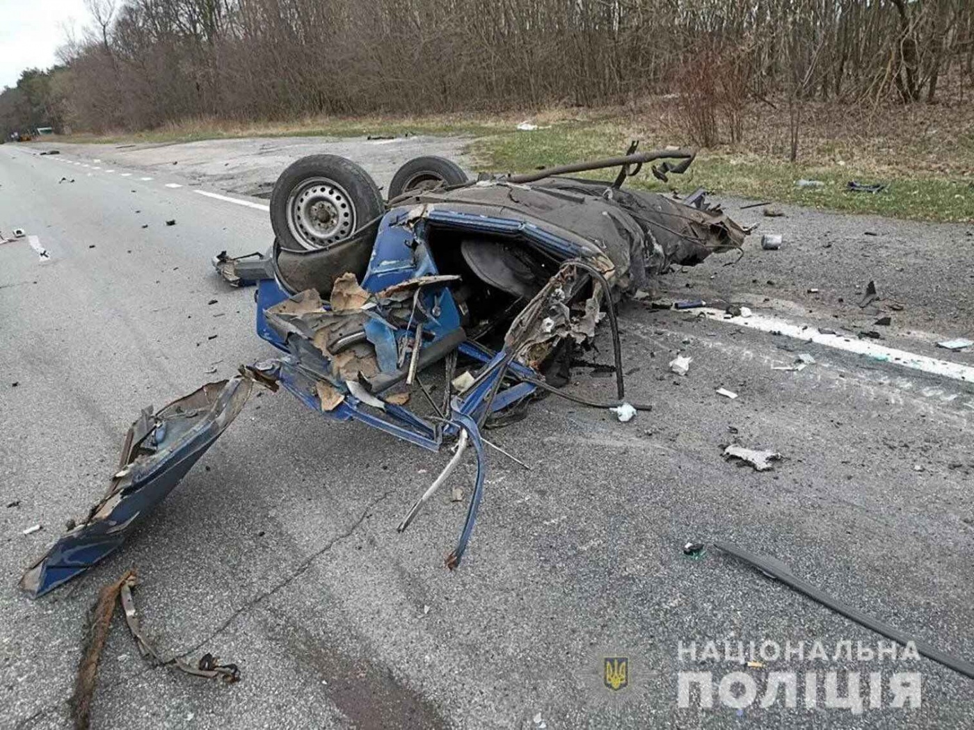 Водитель погиб на месте: на трассе Чернигов – Киев автомобиль наехал на противотанковую мину
