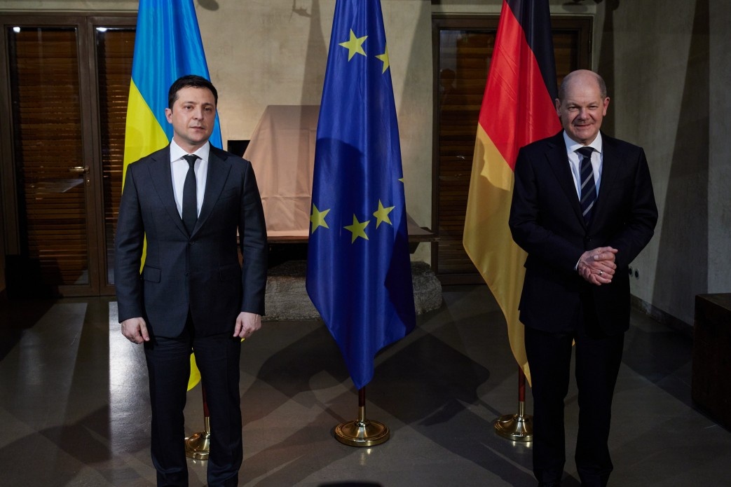 "Ценим поддержку Германии": Зеленский провел переговоры с Шольцем