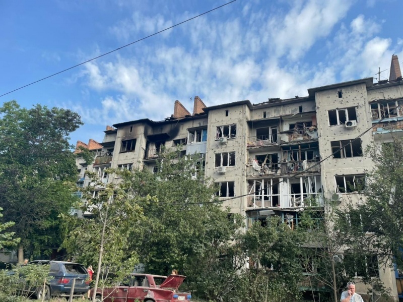 Ракетный удар по Славянску: есть погибшие и раненые