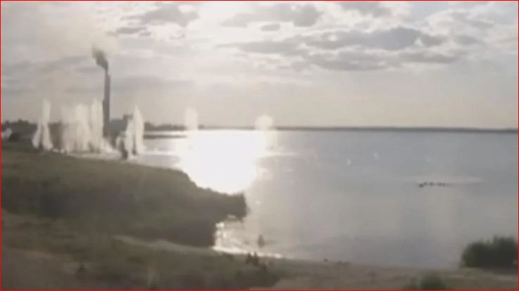 Удар по воде: оккупанты обстреляли Кураховское водохранилище с людьми на пляже