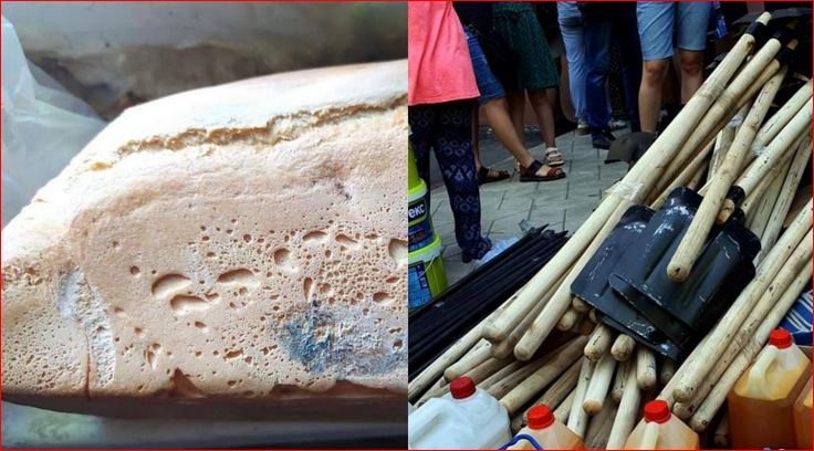 Дно "гумпомощи": Тула прислала в Мариуполь хлеб с плесенью