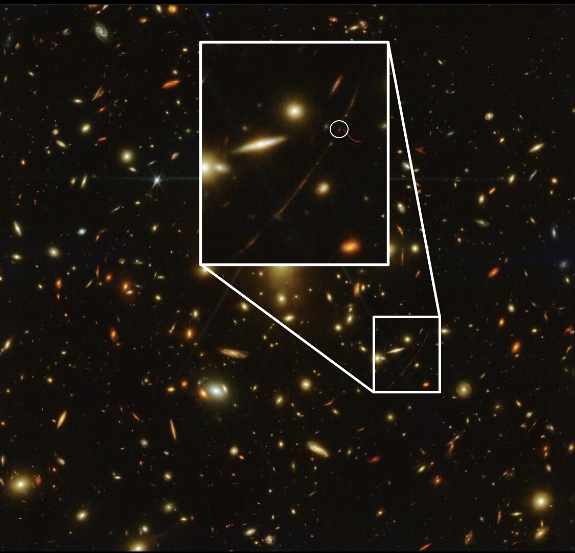 Телескоп Джеймса Уэбба засек самую дальнюю звезду во Вселенной