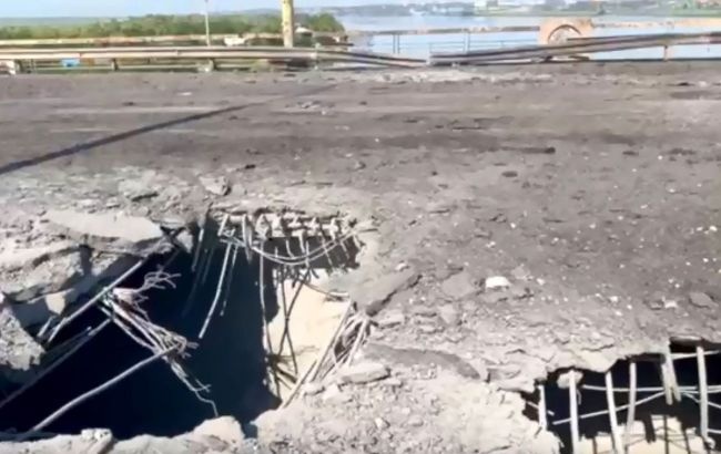 В районе Антоновского моста прогремели взрывы