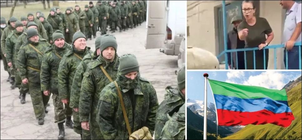 "Иди сама воюй":  в Дагестане мужчины послали работницу военкомата