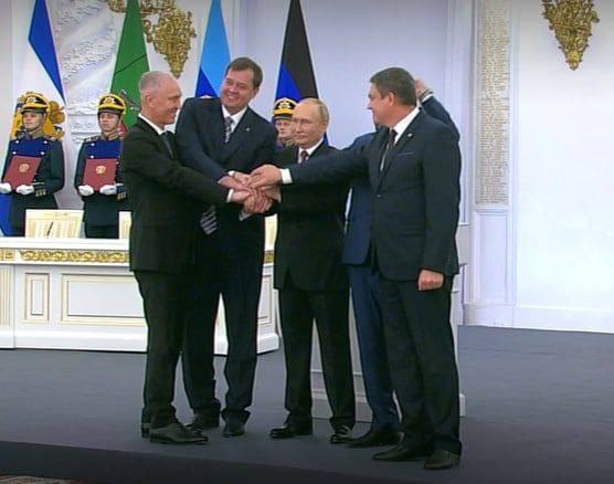 Путин подписал "договоры" об аннексии оккупированных территорий Украины