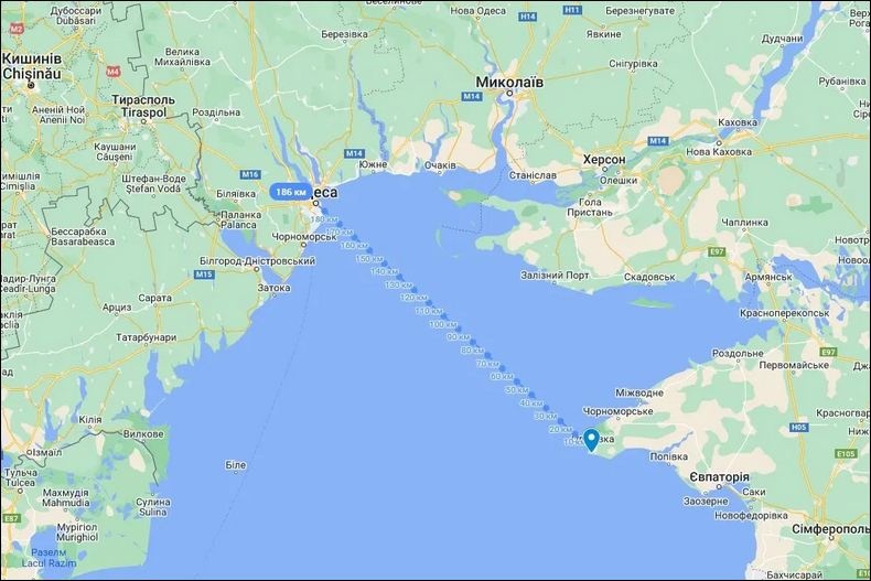 Встановлено точне місце, звідки з Криму запускаються дрони по Одесі