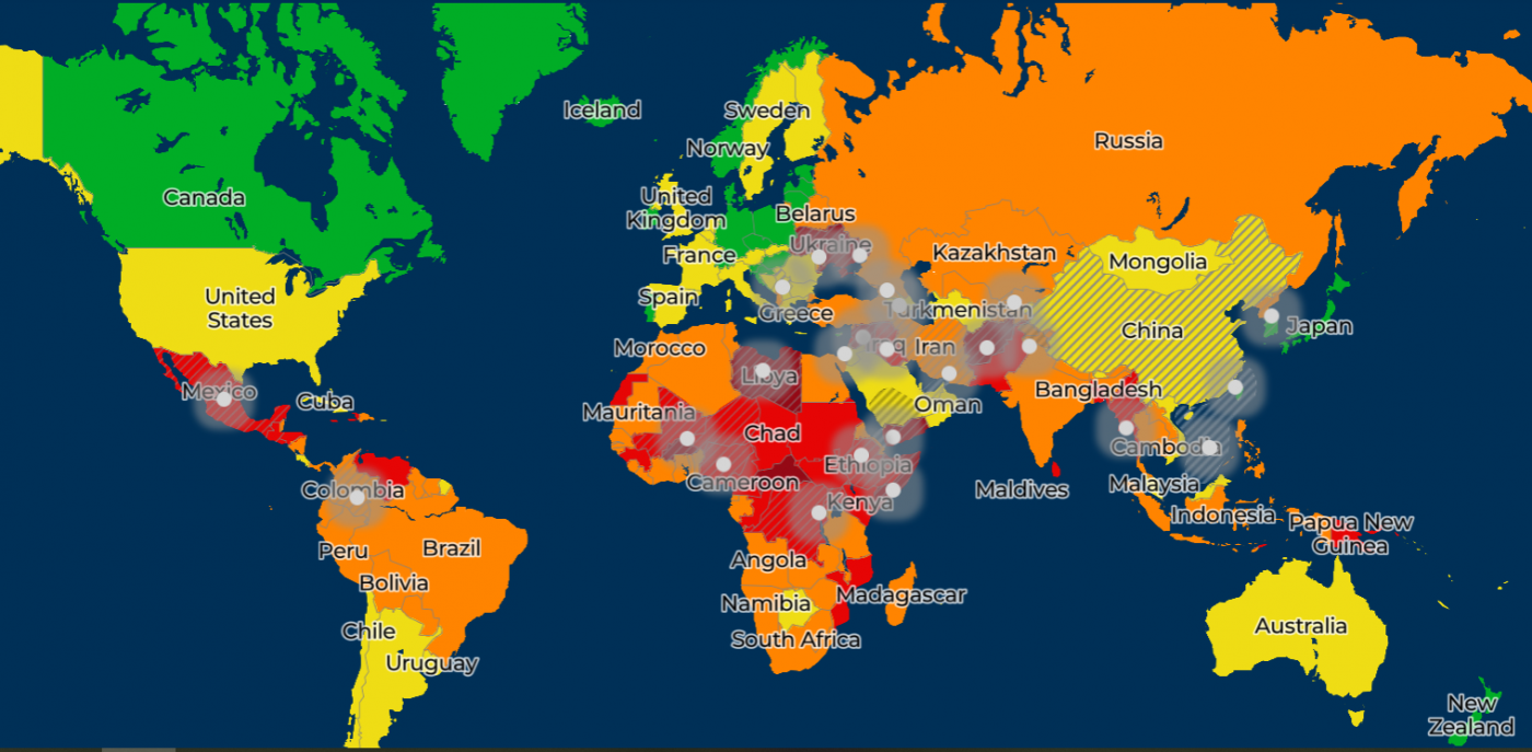 Визначено країни, які можна вважати найбезпечнішими у світі